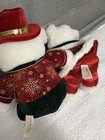 Dan Dee Snowflake Teddy Bear Boy   Girl Plush Stuffed Animal Christmas 2003