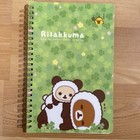San-x Rilakkuma Spiral Notebook Lot Of 3 Panda Tiger Classic New 8 5x6 Inch 2016