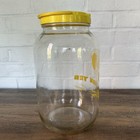 Vintage Sun Tea Glass Jar Pitcher Spout Yellow Cactus Southwest Retro 1 Gallon