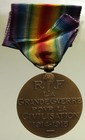 1919 France World War I Wwi Antique French Military Ribbon Service Medal I95273