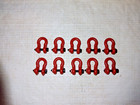 1 50th 3d Crane   Truck Shackles W pin  set Of 10  100 Ton In  Maniowoc Red 