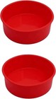 2pcs 6 Inch Silicone Cake Pan For Baking  Round Cake Molds Pan Silicone Bakin   