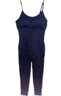 Women   s Seamless Spaghetti Strap Yoga Workout Gym Leggings Padded Bra Jumpsuit M
