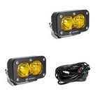 Baja Designs   S2 Sport Amber Driving combo 547813 Light Pods Pair   Wire Harness