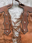 Leather Carson Templeton Chaos Youth Kids Fringe Full Western Cowboy Show