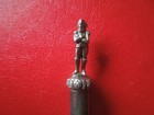 J7995 Antique France Sterling Silver Needle Case Napoleon On  Top  See Descript