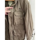 Matix Mens Military Field Jacket Olive Green Canvas Multi Pocket Utility Coat L