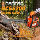 62cc Gasoline Chainsaw 20  Bar Chain Powered Engine Wood Cutting Gas Chain Saw