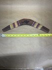 Vtg Australian Carved Wooden Boomerang Kangaroo Latji Tribe 16   