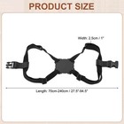 Luggage Strap Bag Bungee Elastic Suitcase Adjustable Belt For Add A Bag  Black