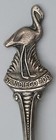 Vintage - San Diego Zoo - Made In Holland - Souvenir Spoon - Pelican Top