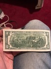 Error Misprint  2 Dollar Bill 2013 Series L Off Centered And Misaligned