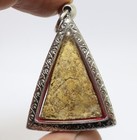 Phra Nangphaya Thai Antique Real Powerful Buddha Lucky Rich Happy Amulet Pendant