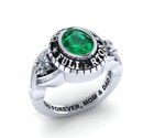 Customized Graduation Gift For Man And Woman High School Class Ring 925 Silver