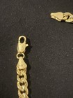Real Gold 14k Plated Diamond Cut Cuban Chain