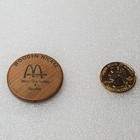 Mcdonald s Wooden Nickel Token West Charleston   Decatur Promo Free Fries