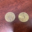 Lot Of 2 Vintage Erotica  Coins Tokens    heads I Win Tails You Lose     1        1     