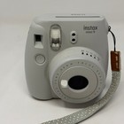Fujifilm Instax Mini 9 Instant Film Camera Smokey White With Wrist Strap