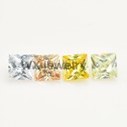 3x3-10x10mm Square Cut 15pcs Each Color 1pcs  loose Cubic Zirconia Stone