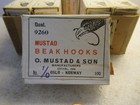 Mustad Bronze Beak Hook 100 Pcs Size 1 0 Bait Fishing Hooks Fresh Water Fish