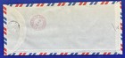 Hong Kong Registered Airmail Cover Qeii Used Machine Cancel  5  10 20c