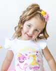 Luke And Lulu Shark 2nd Birthday - Cotton Toddler Tee