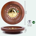 10 Inch Wooden Roulette Wheel professional Solid Wood Casino Wheels    