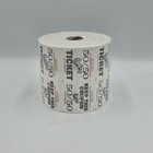 Raffle Tickets Roll Of 1000 White Marquee 50 50 Style Double Stub Split The Pot