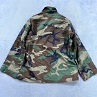 Military Jacket Mens M Short Us Air Force Combat Coat Woodland Camo Nato Europe