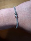Moissanite Tennis Bracelet 3mm 925 Sterling Silver 6 5 Inch Iced Out Unisex