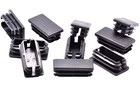1  X 2  Rectangle Tubing Plug Tubing End Cap  Rectangular Plug Cap  20 Plug Pack