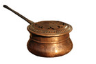 Antique Vintage Copper Warmer Warmer  Handmade Wrought Iron Handle