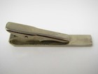 Vintage Mid-century Men s Tie Bar Clip Silver Tone Engraved Starburst Design
