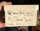Vintage Mrs Day s Ideal Crib Baby Shoes In Original Box Size 1 In Box Leather
