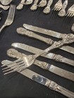Fb Rogers French Roses Silverplate Flatware     33 Piece Set
