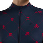 G fore Womens Skull Killer Full Zip Jacket Top Size M Navy Red Golf Gfore Nwt