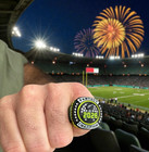 Neon Yellow 2026 Fantasy Football Championship Ring Award Trophy League Champ