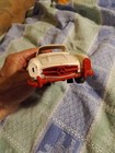 Vintage Itc Ideal Sports Car Rally 300-sl Mercedes Slot Car  300sl white