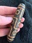 Excellent Large Tibetan Old Natural Agate Dzi  9eyed  Bead