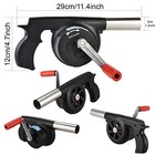  Hand Crank Blowers Bbq Manual Fan Air Blower Outdoor Cooking Barbecue Fire 