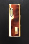 Vintage Colibri Tortoise Shell Gold Tone Lighter -works 