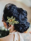 Flower Bridal Hair Clip Rhinestone Bride Wedding Hair Piece Crystal Hair Barratt