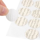 1-sheet Self-adhesive Screw Covers Caps Sticker 21mm 54 In 1 Light Oak