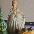Walt Disney Productions Cinderella Music Box Wooden Base Anri Italy Vintage 1971
