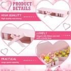 New Mom Flower Gift Box Letter Shaped Fillable Floral Box Pink 6 Pcs Diy Treats