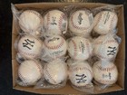 Rawlings Major League Baseballs New York Yankees 12 Pack Official White Red