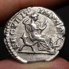 Caracalla Denarius 206ad Ancient Roman Empire Silver Coin Securitas Rome Vf