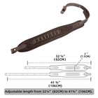 Lightweight Leather Gun Shoulder Strap Ammo Shell Holder Gun Sling  357 308  22