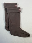 Hunter Original Tall Boot Socks Fleece Liners Gray Xl 11-13 Boot Inserts