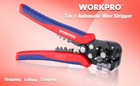 Workpro 3-in-1 Automatic Wire Stripper Wire Cutter Wire Crimper Stainless Steel